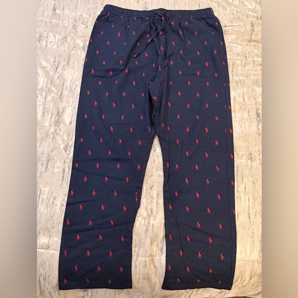 NWOT Polo Ralph Lauren Men's Big & Tall Navy Blue Pajama Pants - XL Tall